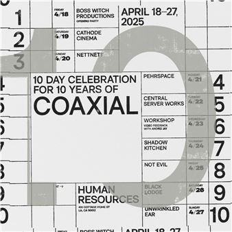 10 DAY CELEBRATION FOR 10 YEARS OF COAXIAL FUNDRAISER - Human Resources