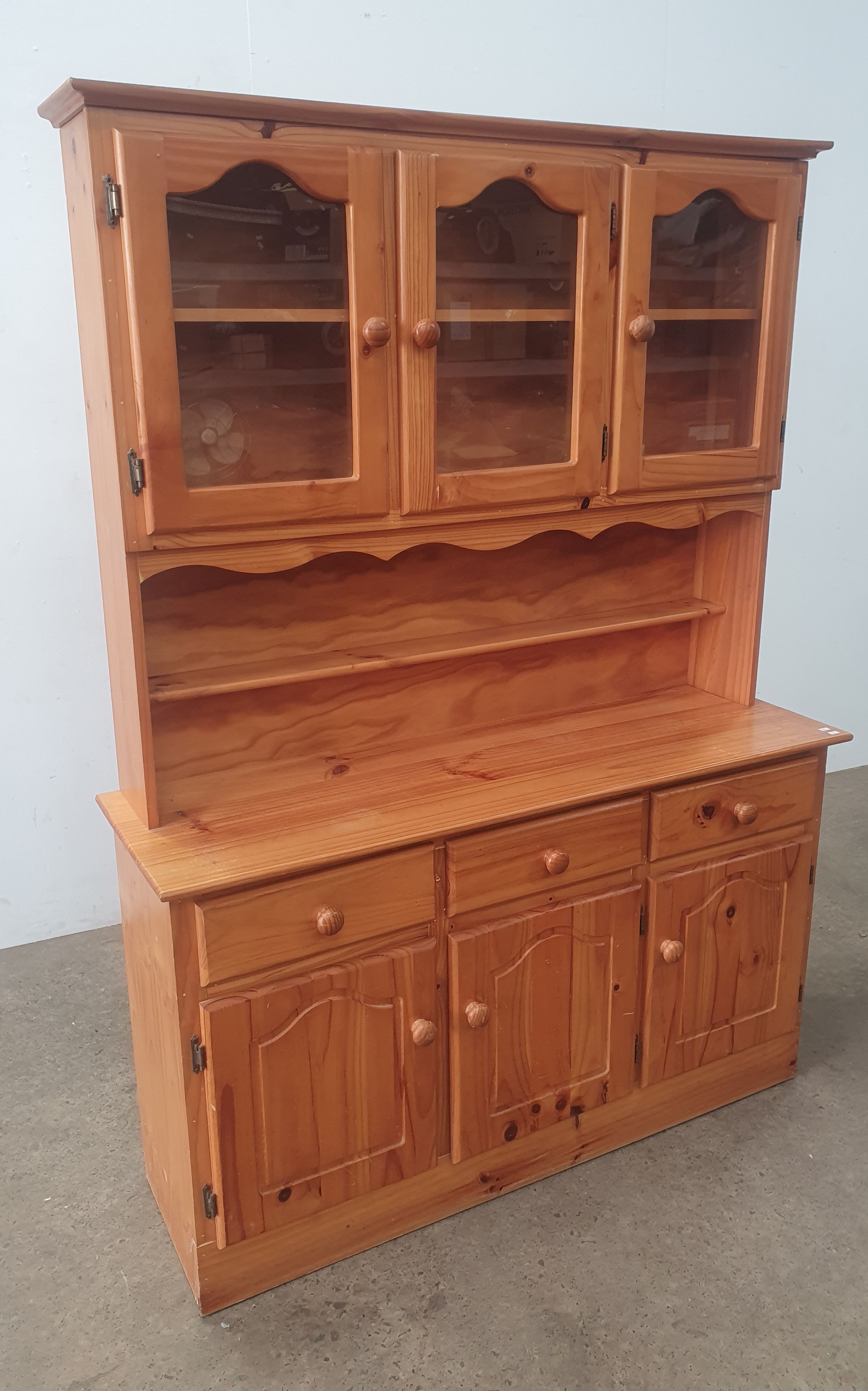 Artwork by Hutch, A PINE BUFFET AND HUTCH, Made of PINE