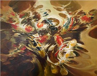 Carpes dans l'eau - Kang AH Sin