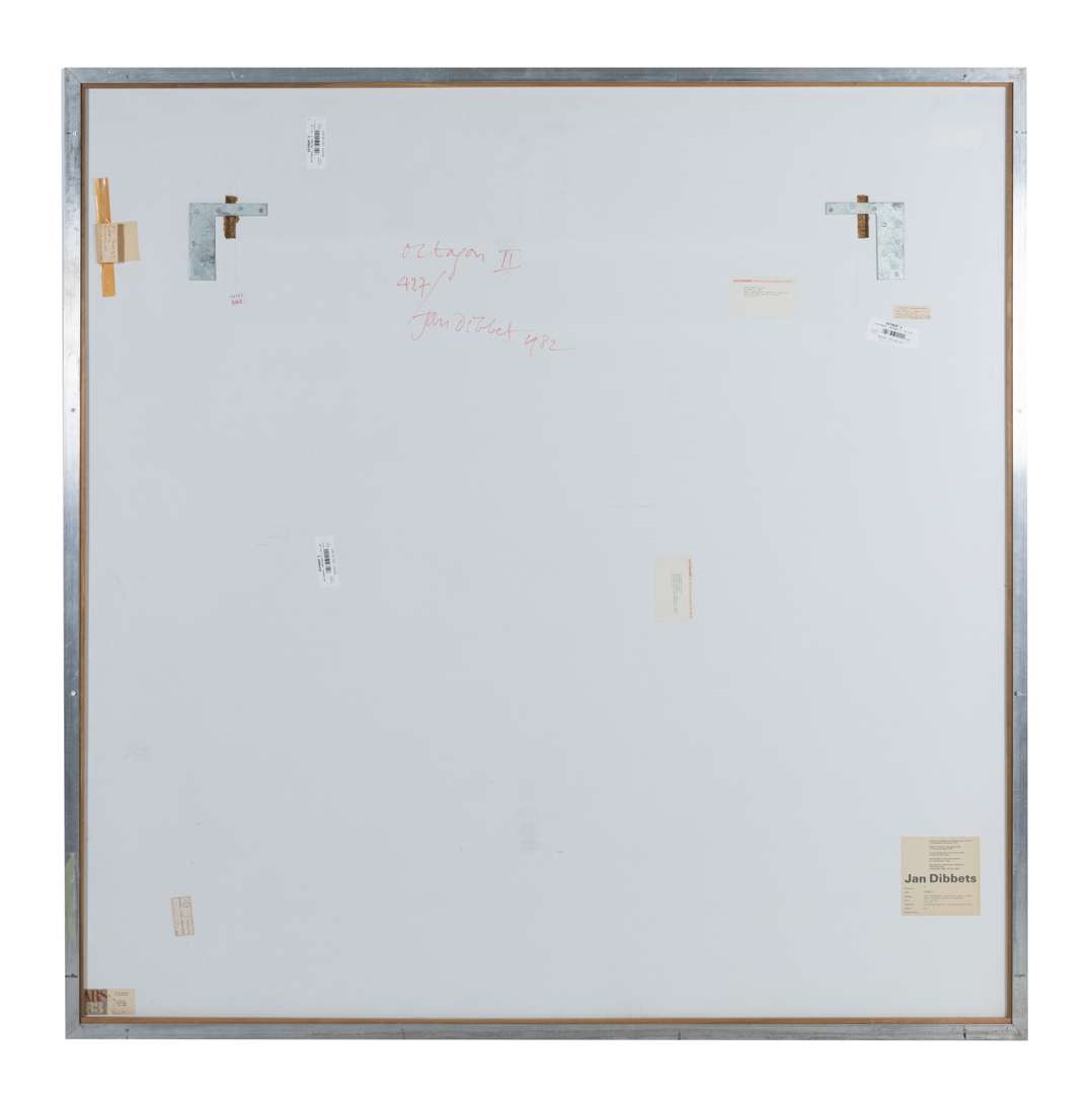 Artwork by Jan Dibbets, Octagon II, Made of watercolour, pastel, pencil, and colour photograph collage on paper, laid down on chipboard