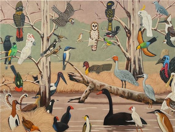 Birds of a feather - Australian Galleries, Melbourne (35 Derby St)