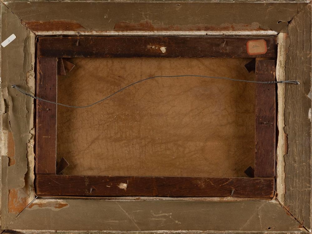 Artwork by Lemuel D. Eldred, Sunset on the harbor, Made of Oil on canvas