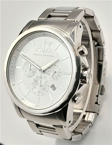 Gentleman’s Genuine ARMANI CHRONOGRAPH Watch AX2058. Quartz Movement