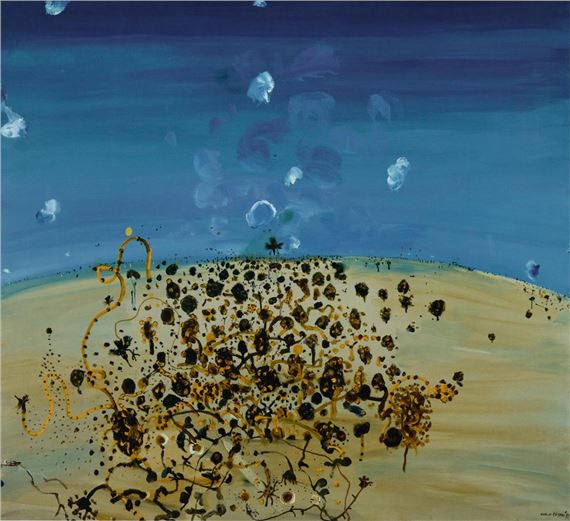 A Field of Wattles by John Olsen