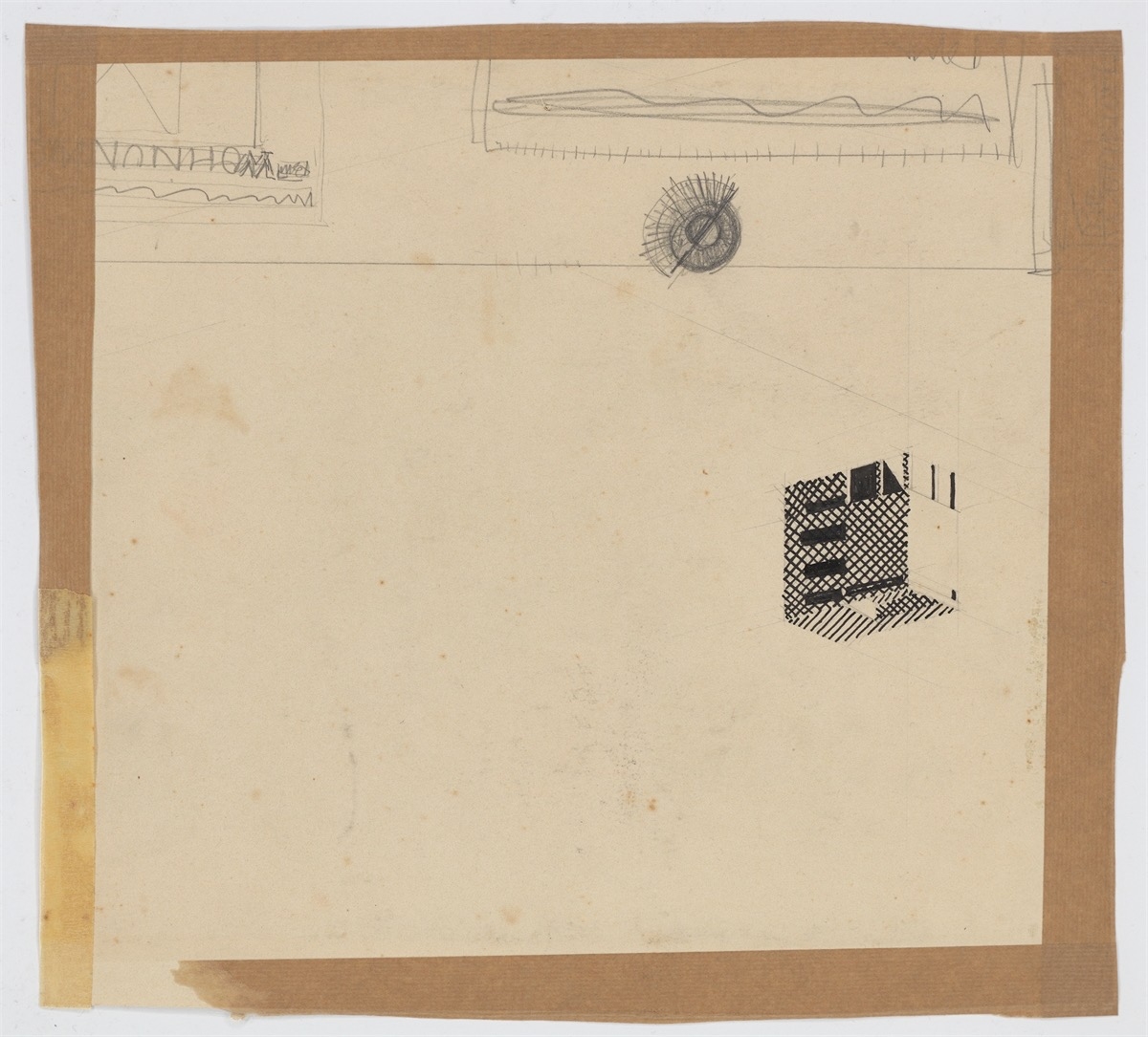 Artwork by Iwon Eichhorn-scheerbarth, Café des garconnes, Made of Watercolour and India ink on paper