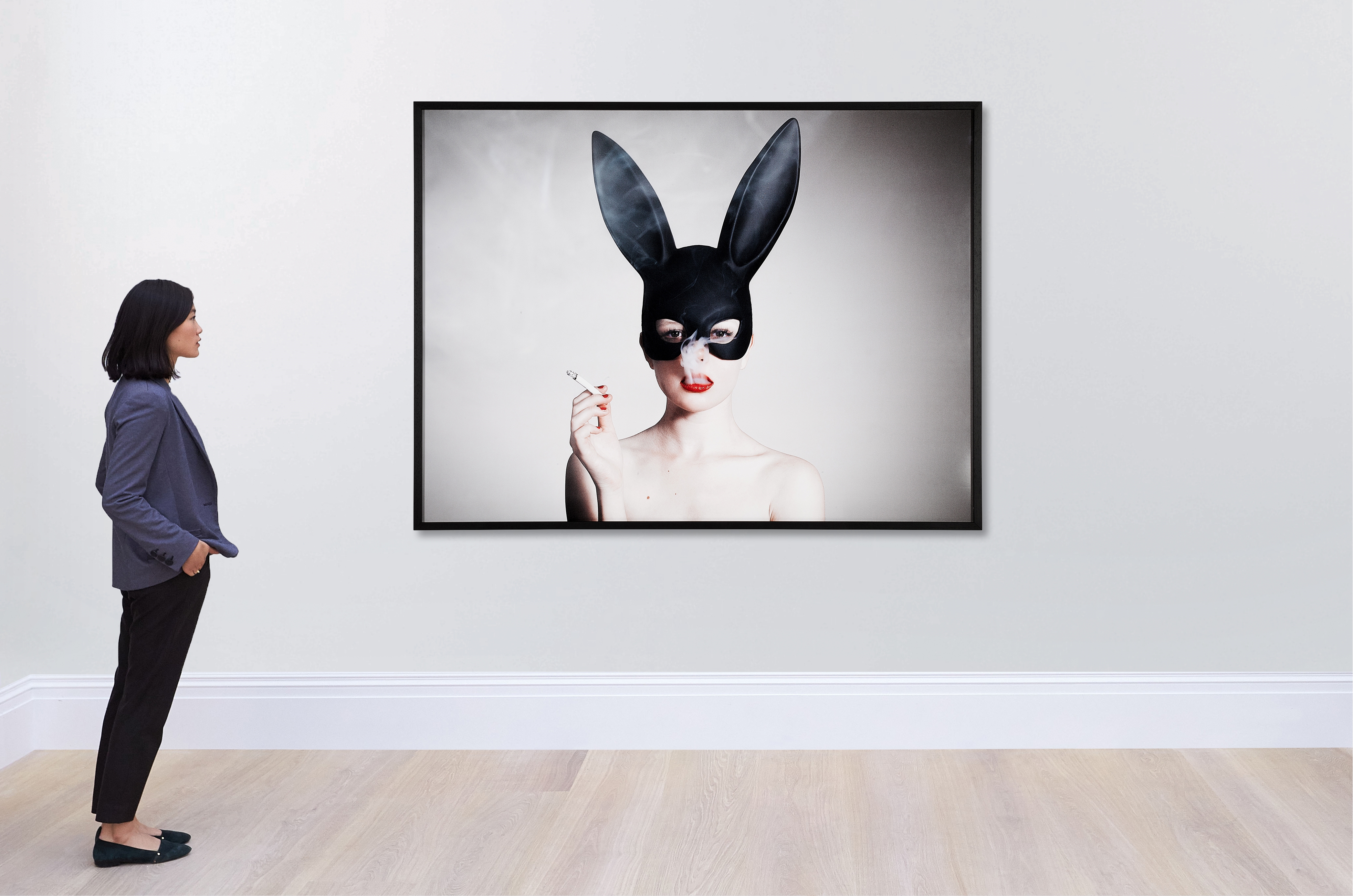 Artwork by Tyler Shields, Bunny, Made of chromogenic print