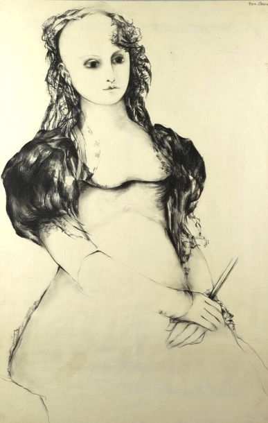 Eva DAVID | Eva David Untitled Charcoal and pencil on paper | MutualArt