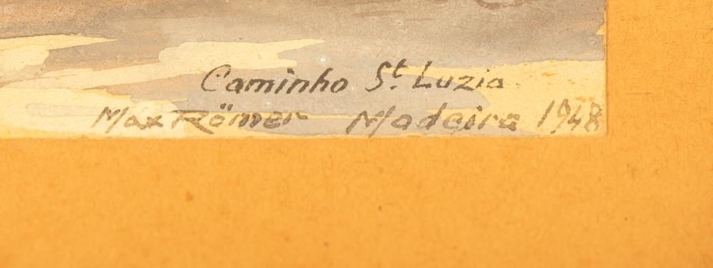Max Römer | Max ROMER (c.1878-1960) Paisagens da Ilha da Madeira Duas ...