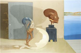 Cottage (Surrealistische Szene - Rudolf Kurz