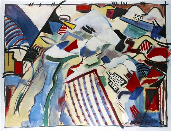 Landschaftsabstraktion by Renos Loizou, 1948 – 2013