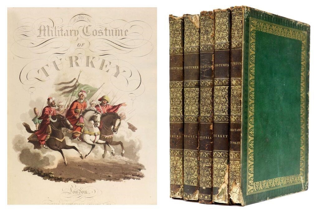 Artwork by Bertrand de Moleville, Color Plates, Costume of Various Nations, Made of color plates