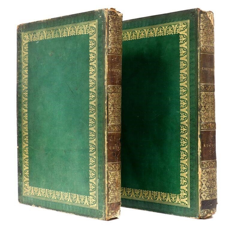 Artwork by Bertrand de Moleville, Color Plates, Costume of Various Nations, Made of color plates