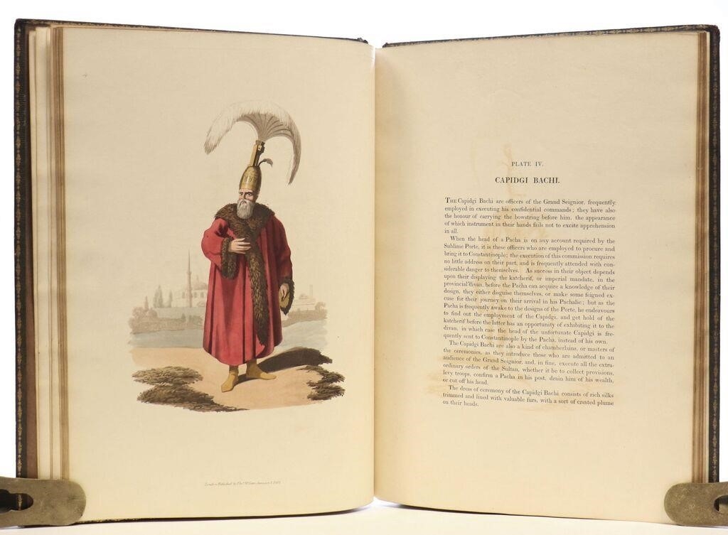 Artwork by Bertrand de Moleville, Color Plates, Costume of Various Nations, Made of color plates