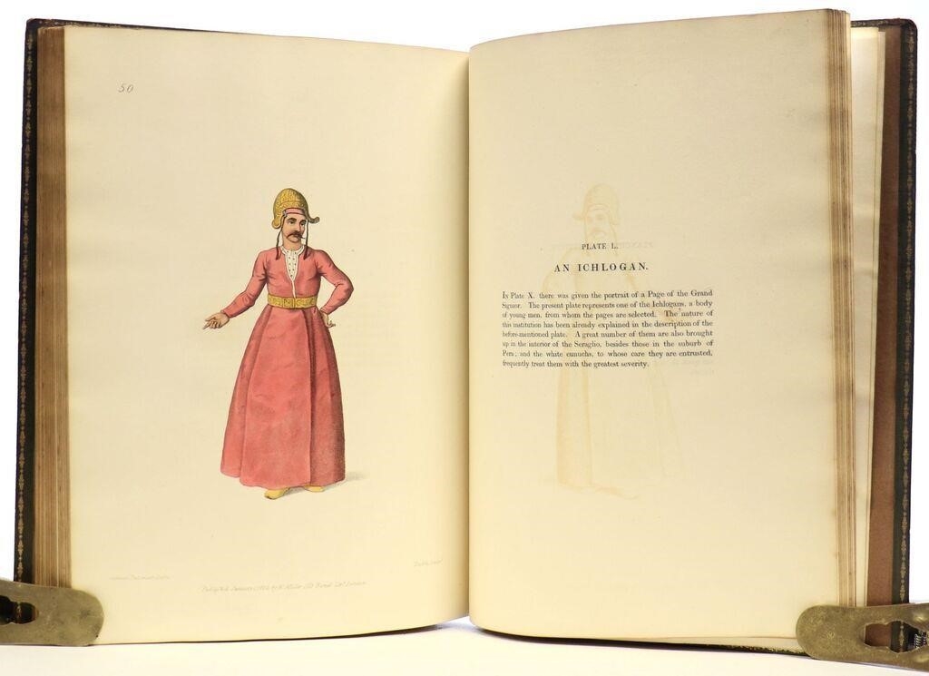 Artwork by Bertrand de Moleville, Color Plates, Costume of Various Nations, Made of color plates