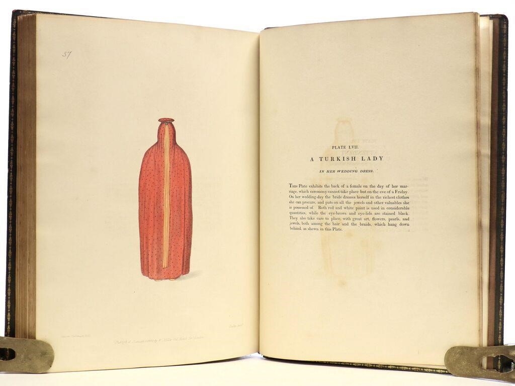 Artwork by Bertrand de Moleville, Color Plates, Costume of Various Nations, Made of color plates