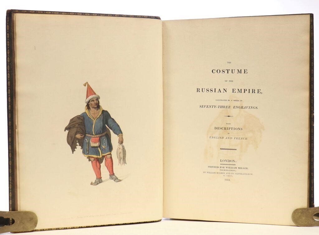 Artwork by Bertrand de Moleville, Color Plates, Costume of Various Nations, Made of color plates