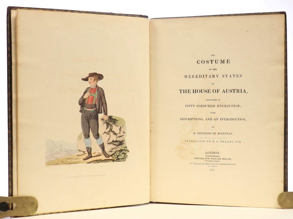 Artwork by Bertrand de Moleville, Color Plates, Costume of Various Nations, Made of color plates