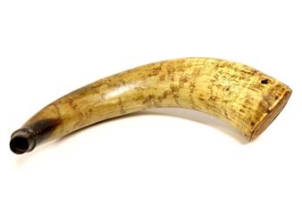 French-Indian War Powder Horn - Hudson