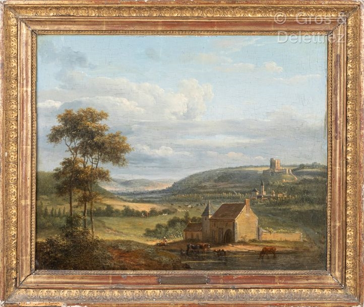 Artwork by Pierre Alexandre Pau de Saint-Martin, Arc la Bataille, Made of Oil on walnut panel