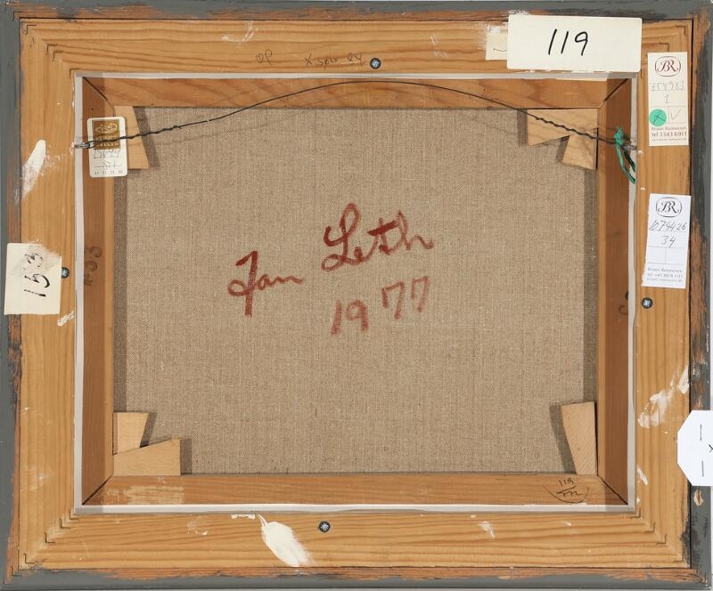 Artwork by Jan Leth, Untitled, 1977, Made of Oil on canvas