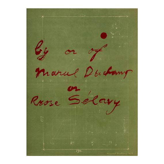 Marcel Duchamp | By or Of Marcel Duchamp or Rrose Selavy. Pasadena ...