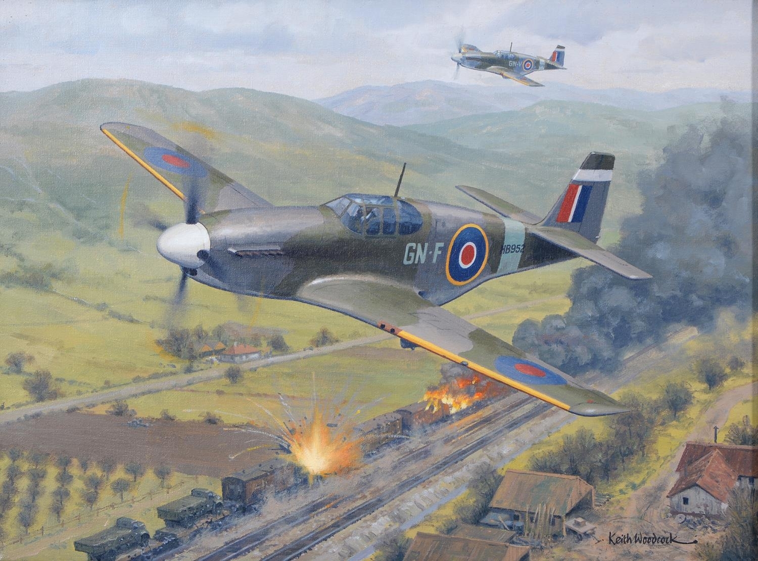 Keith Woodcock | Balkan Attack,; Exit Yugoslavia | MutualArt
