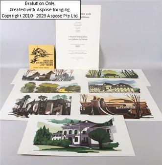 Die Marchfeld Schlösser aus der Mappe Am Strom der Zeit - Gottfried Wurm-Laf