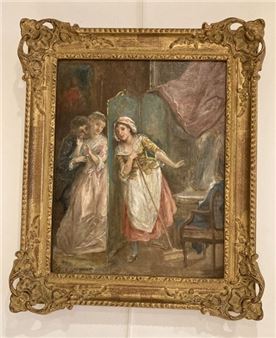 Oil on canvas signed lower left 41 - Ernest Dupont