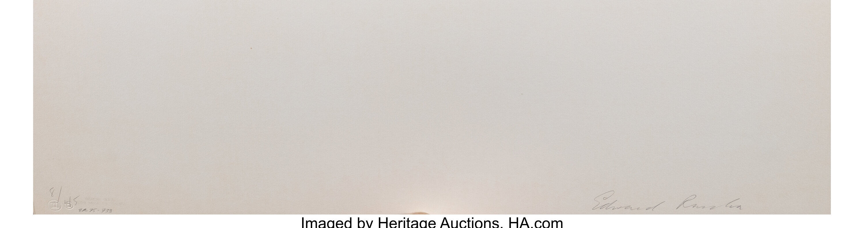Ed Ruscha | Exploding Cheese | MutualArt