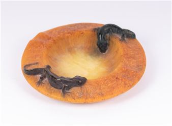 An Amalric Walter Pate de Verre Tray - Amalric Walter