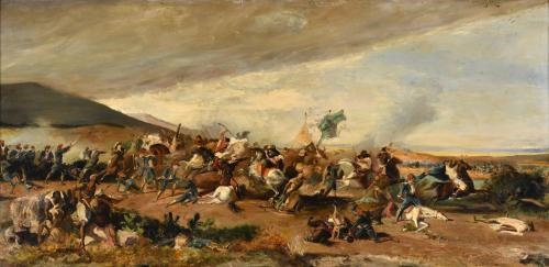 Artwork by Romulo Freixas, Marina, Made of Oil on canvas