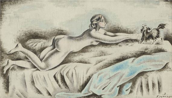 Dog and nude - Tadashi Koyanagi