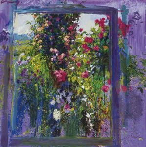 J.TORRENTS LLADO ROSAS GIVERNY ポスター　リャド Joaquim Torrents Lladó | Rosas Giverny | MutualArt