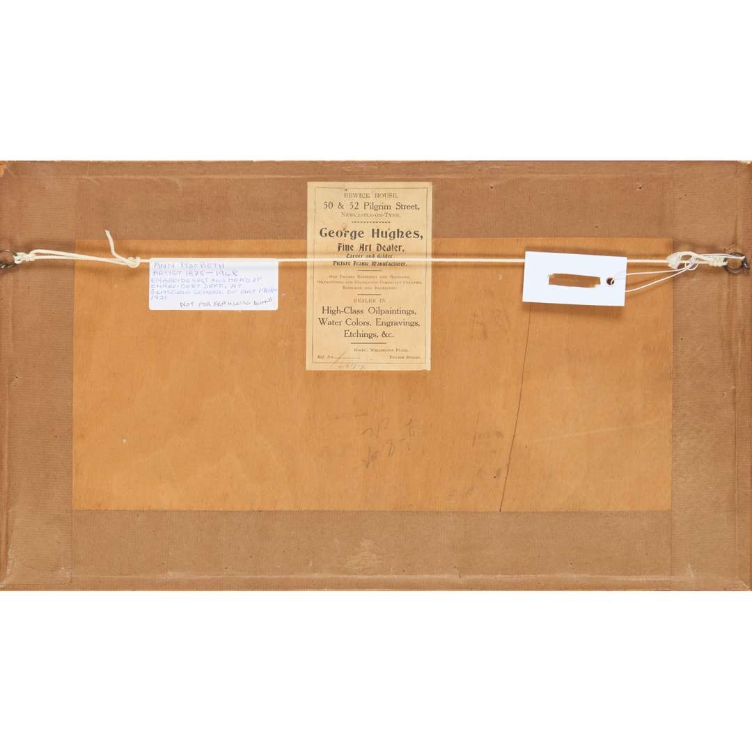 Artwork by Ann MacBeth, EMBROIDERED PANEL, CIRCA 1930, Made of coloured silk