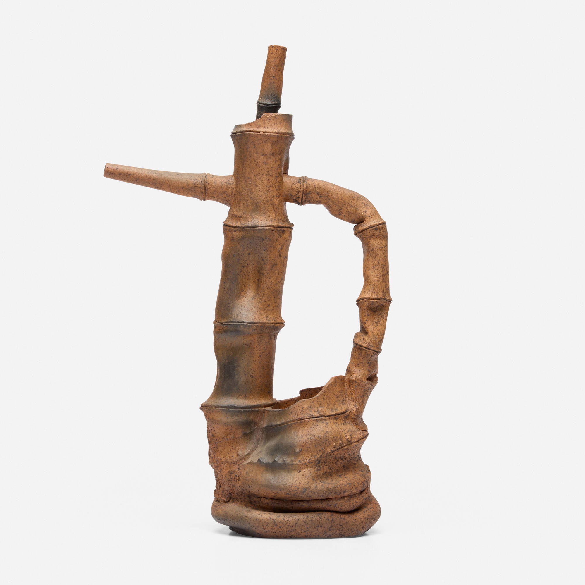 Artwork by Lu Wen Xia, Untitled (Bamboo Teapot), Made of stoneware