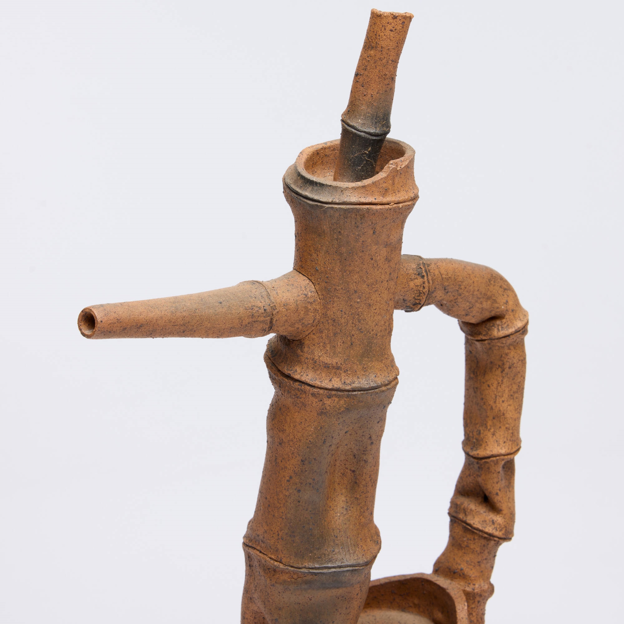 Artwork by Lu Wen Xia, Untitled (Bamboo Teapot), Made of stoneware