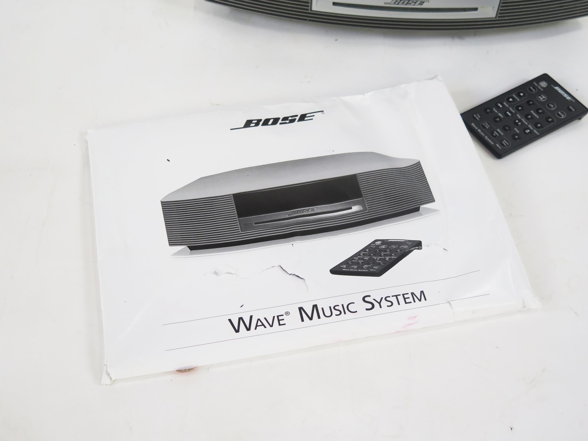MANUAL | Bose Wave Music System in graphite grey with remote control ...