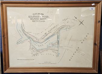 Plan of the Milford Docks, Milford Haven - DOCKS