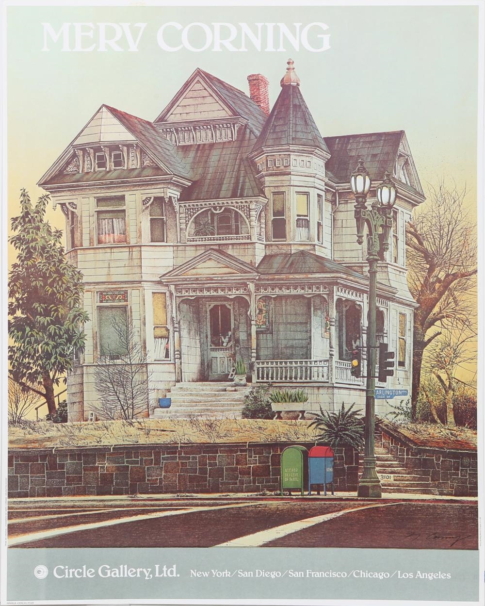 Merv Corning | CIRCLE GALLERY EXHIBITION (ARLINGTON HOUSE) (Circa 1977 ...