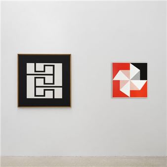 Discontinuous Lines: Julije Knifer and Kumi Sugai - Galerie Frank Elbaz, Paris