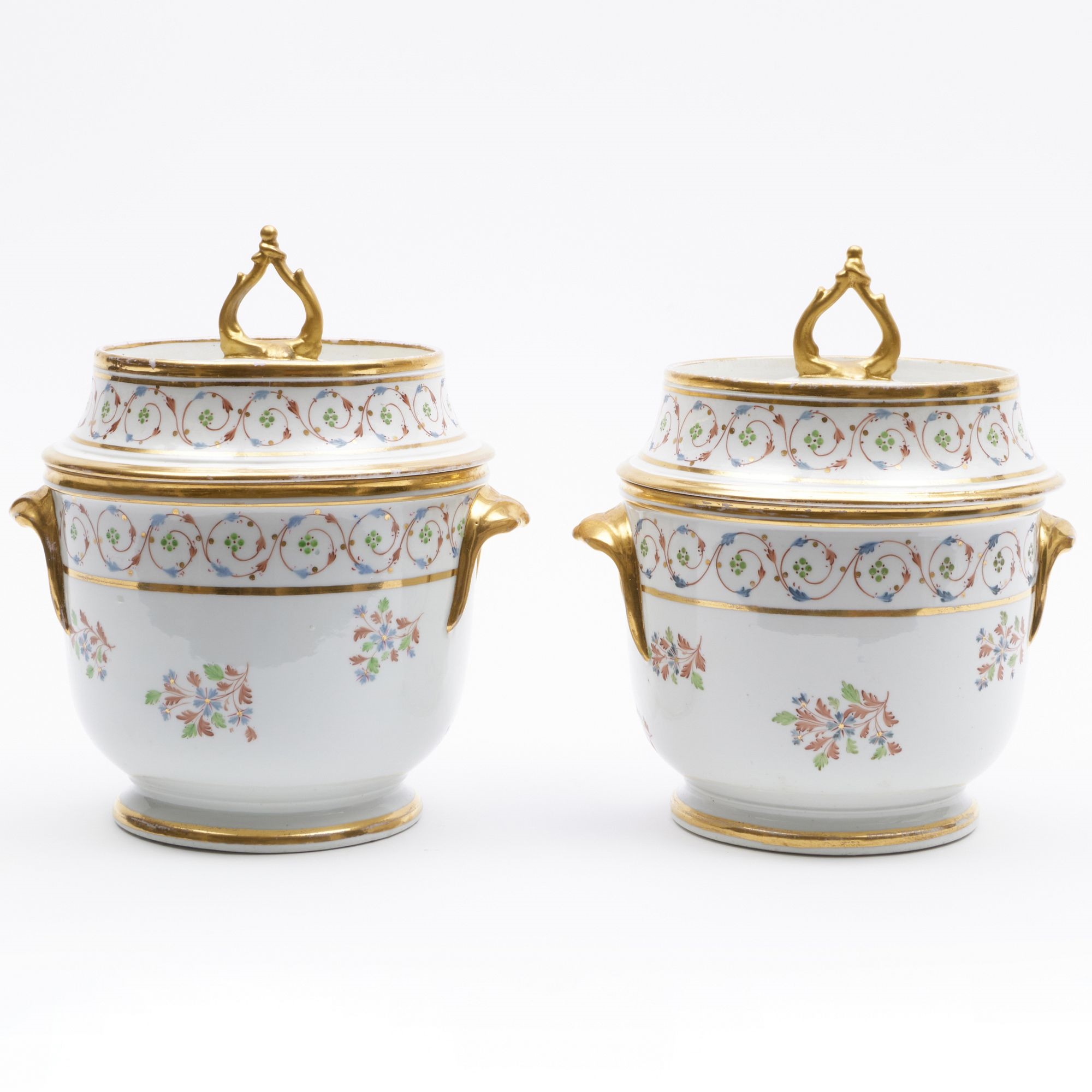 Coalport | Pair of Coalport Porcelain Fruit Coolers | MutualArt