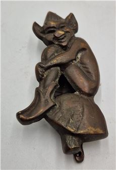 BRASS PIXIE DOOR KNOCKER - PIXIE