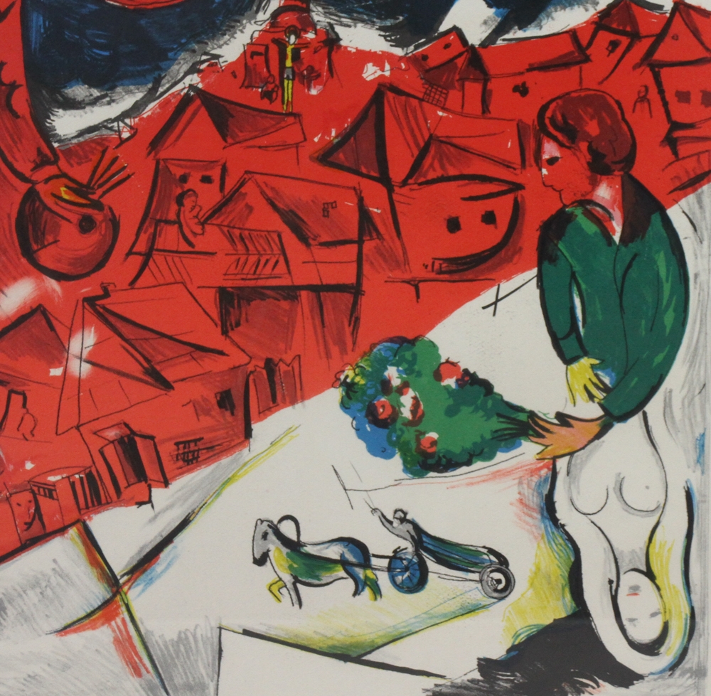 Marc Chagall | Red Roofs | MutualArt