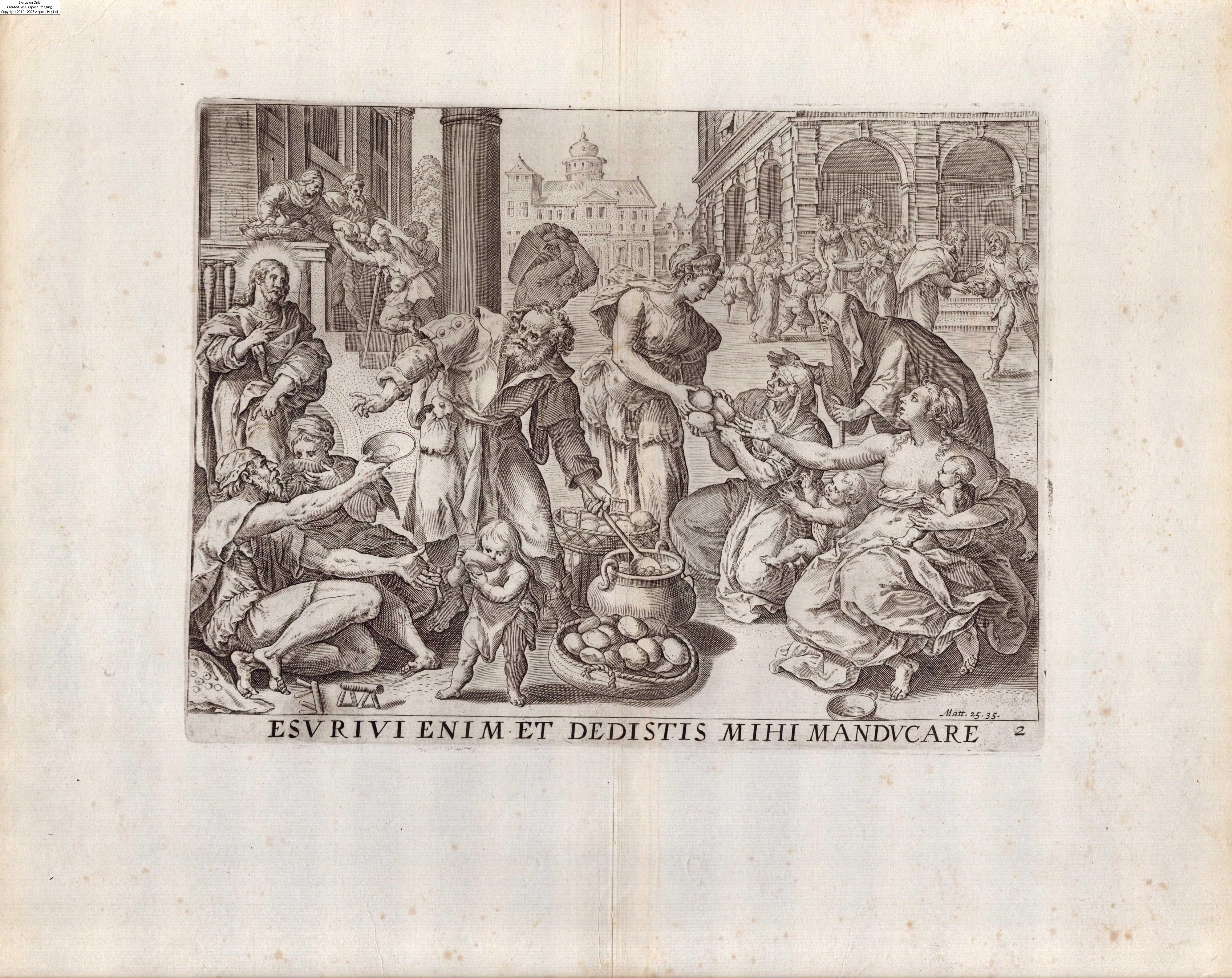 Maerten de Vos | Acts of mercy | MutualArt