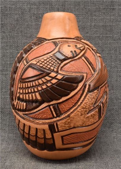Tom Polacca | HOPI POTTERY VASE (TOM POLACCA) | MutualArt