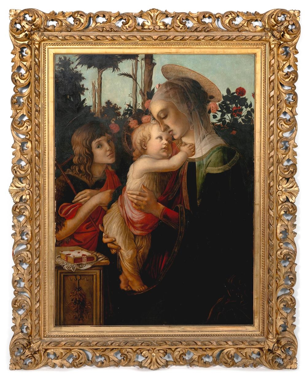 Sandro Botticelli | Madonna and Child with St. John the Baptist (19th ...