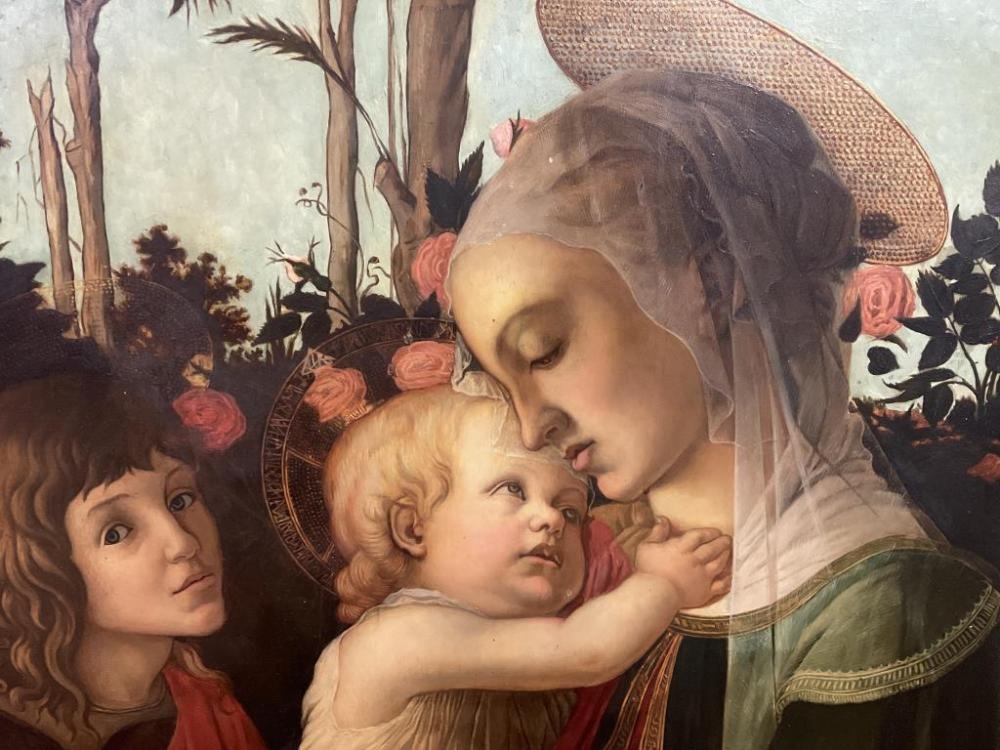Sandro Botticelli | Madonna and Child with St. John the Baptist (19th ...