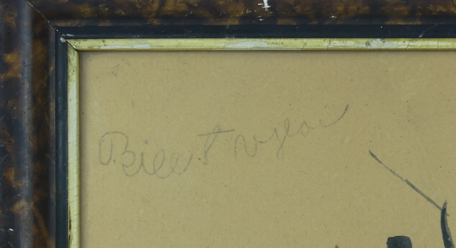 Artwork by Bill Traylor, MAN ON HORSEBACK, Made of GOUACHE PAINTING, Attributed to Bill Traylor (American, 1854-1947) pencil and gouache painting on paper