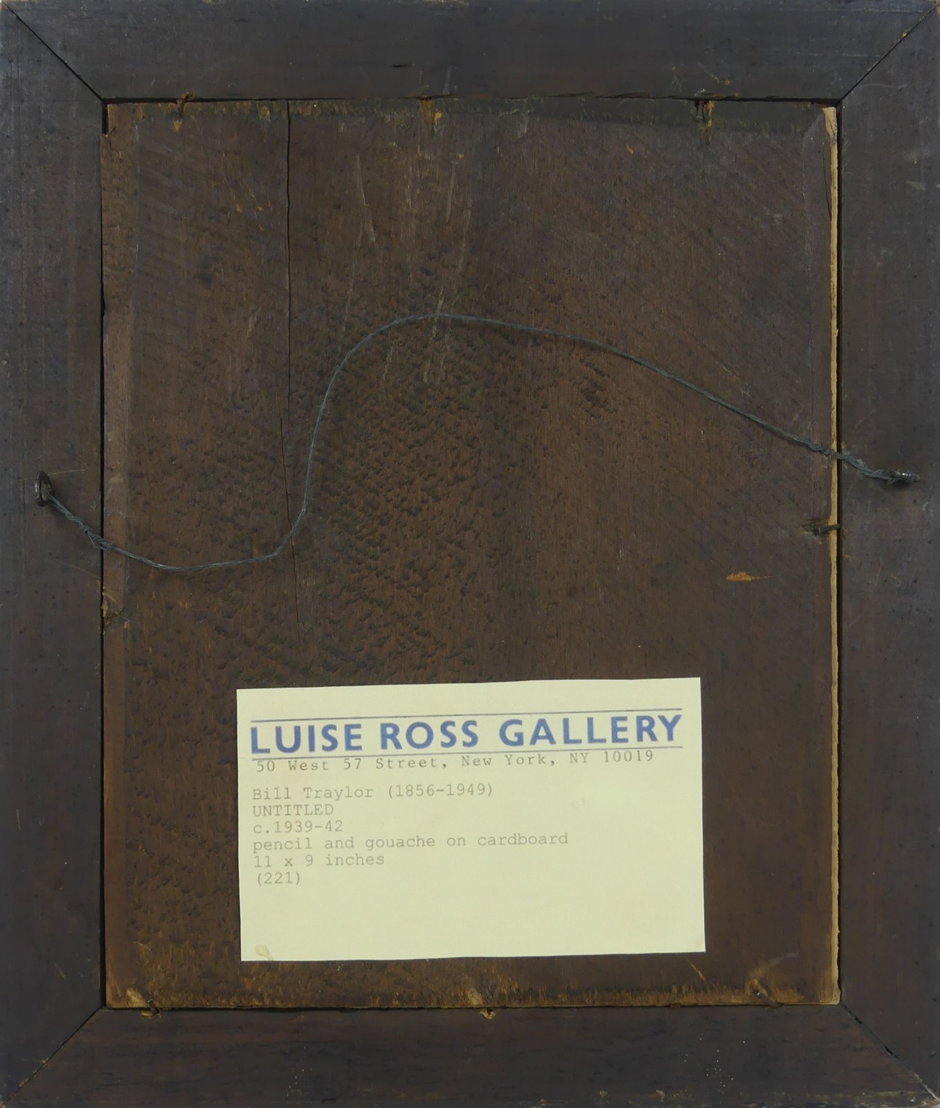 Artwork by Bill Traylor, MAN ON HORSEBACK, Made of GOUACHE PAINTING, Attributed to Bill Traylor (American, 1854-1947) pencil and gouache painting on paper