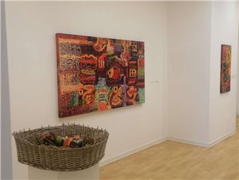 Jože Marinč: Nest Paintings and objects - Bezigrad Gallery 2